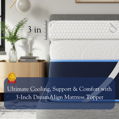 DreamAlign Back Relief Mattress Topper