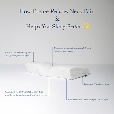 Dosaze™ Contoured Orthopedic Pillow